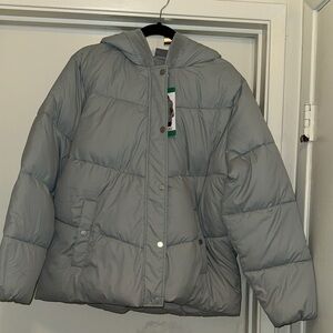 32 Head Women's Light Gray Puffer Jacket